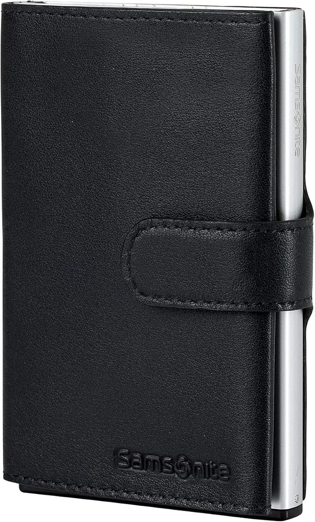 کارتخوری یونیسکس Samsonite مدل ALU Fit SLG مشکی آلومینیومی 10.2 cm کارتخوری یونیسکس Samsonite مدل ALU Fit SLG مشکی آلومینیومی 10.2 cm