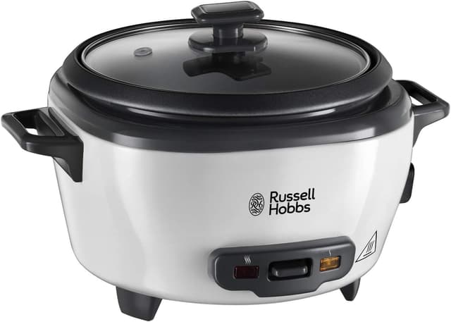 پلوپز و بخارپز Russell Hobbs 2 لیتری نچسب درب شیشهای سفید مدل 27040GCC پلوپز و بخارپز Russell Hobbs 2 لیتری نچسب درب شیشهای سفید مدل 27040GCC