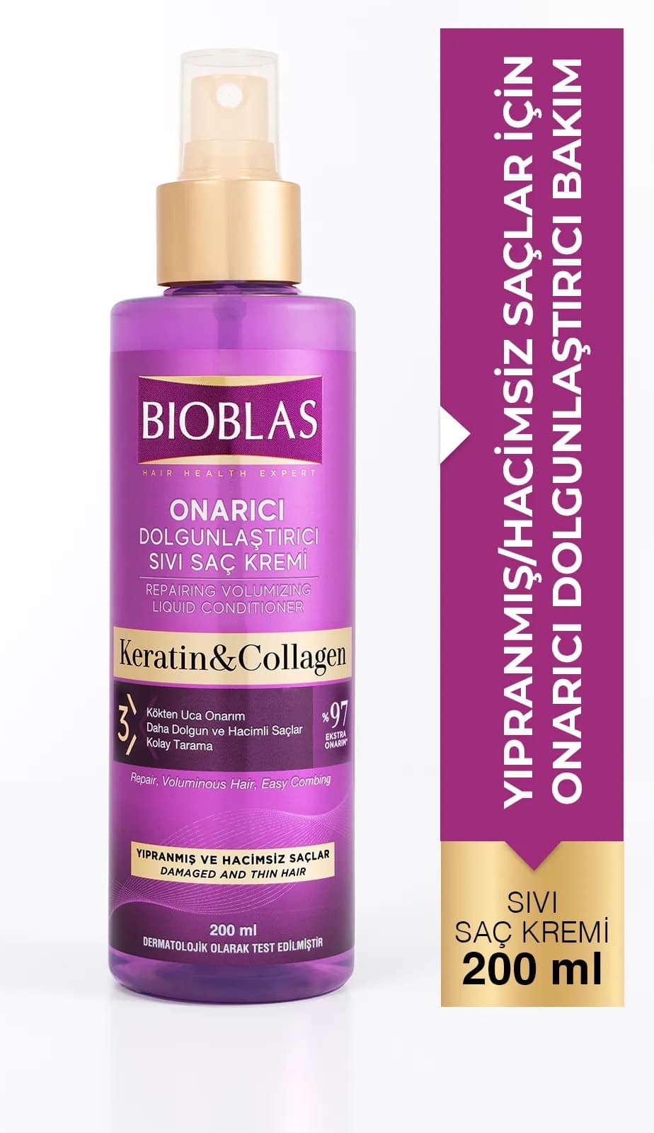 کرم مو مایع Bioblas Keratin 200 ml کرم مو مایع Bioblas Keratin 200 ml