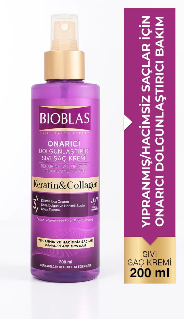 کرم مو مایع Bioblas Keratin 200 ml کرم مو مایع Bioblas Keratin 200 ml