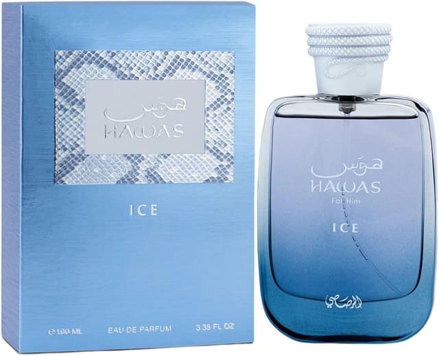 ادوپرفیوم RASASI Hawas Ice مدل 100 ML ادوپرفیوم RASASI Hawas Ice مدل 100 ML