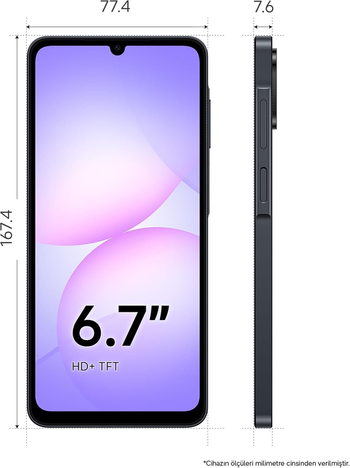 گوشی موبایل Samsung Galaxy A07s 5G مشکی 128GB 4GB RAM گوشی موبایل Samsung Galaxy A07s 5G مشکی 128GB 4GB RAM