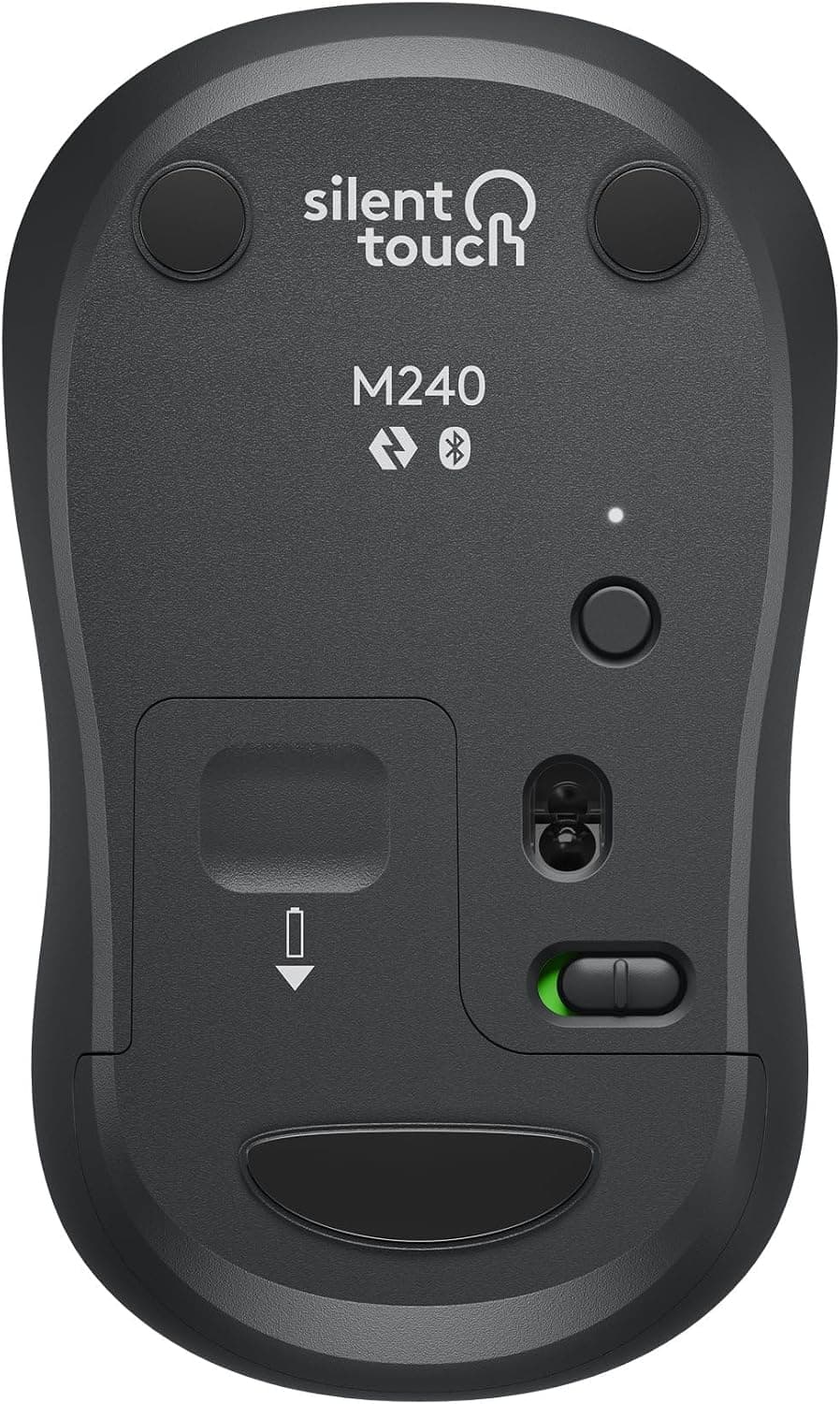 ماوس بیصدا بلوتوثی Logitech مشکی مدل M240 ماوس بیصدا بلوتوثی Logitech مشکی مدل M240