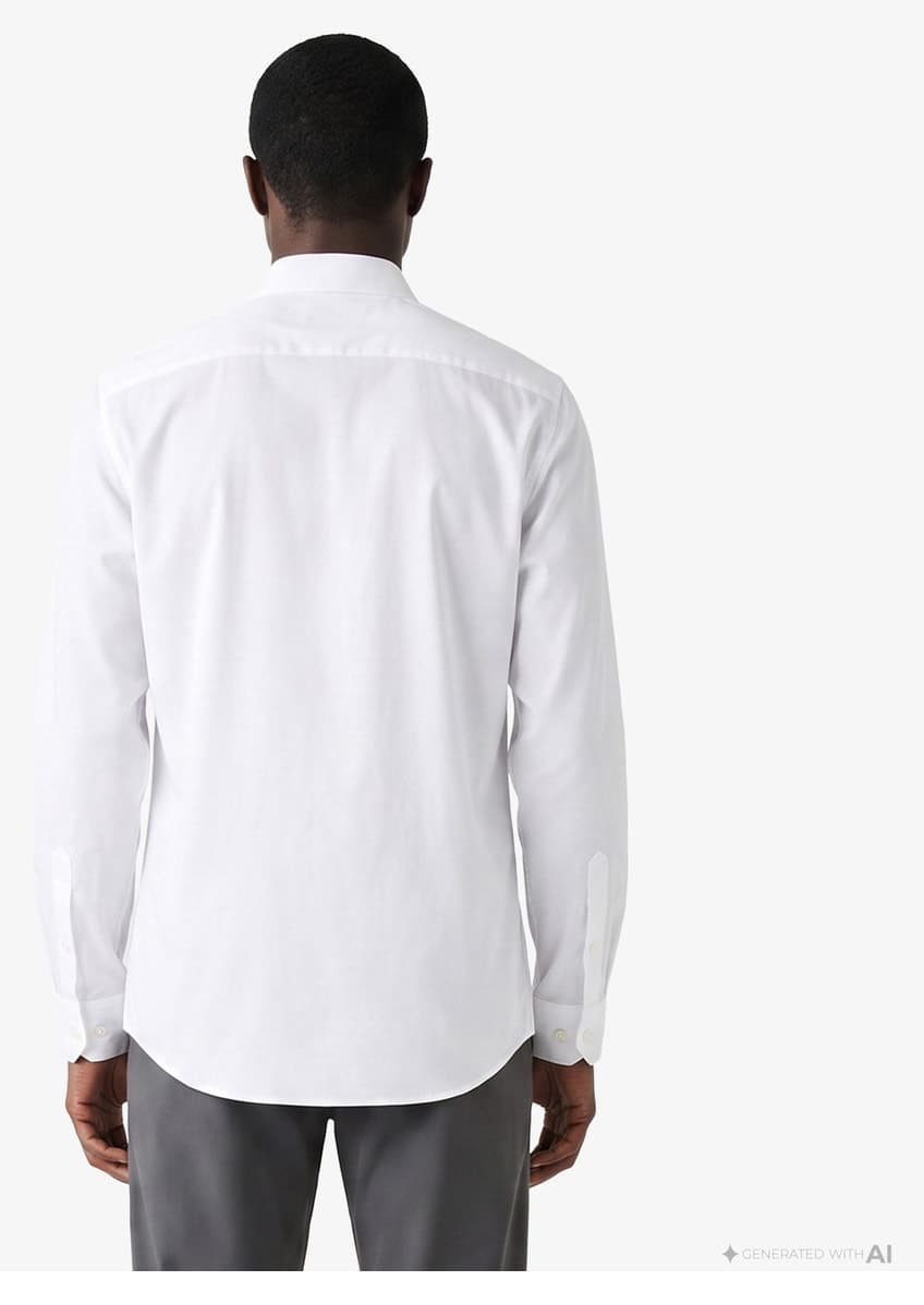 پیراهن مردانه Lacoste اسلیم فیت یقه دکمهدار سفید مدل Gömlek پیراهن مردانه Lacoste اسلیم فیت یقه دکمهدار سفید مدل Gömlek