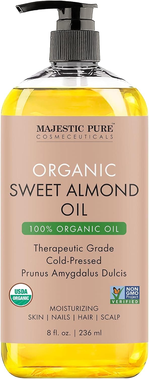 روغن بادام شیرین Majestic Pure ارگانیک USDA سردفشار 236 ml روغن بادام شیرین Majestic Pure ارگانیک USDA سردفشار 236 ml