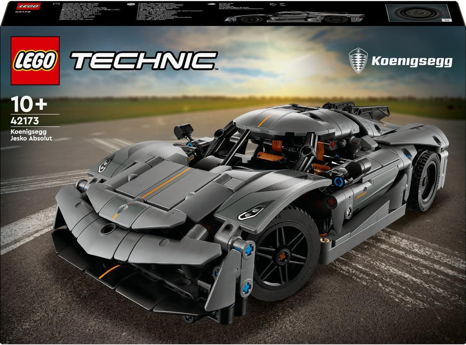 لگو Technic Koenigsegg Jesko Absolut ابرخودرو خاکستری مدل 42173 لگو Technic Koenigsegg Jesko Absolut ابرخودرو خاکستری مدل 42173
