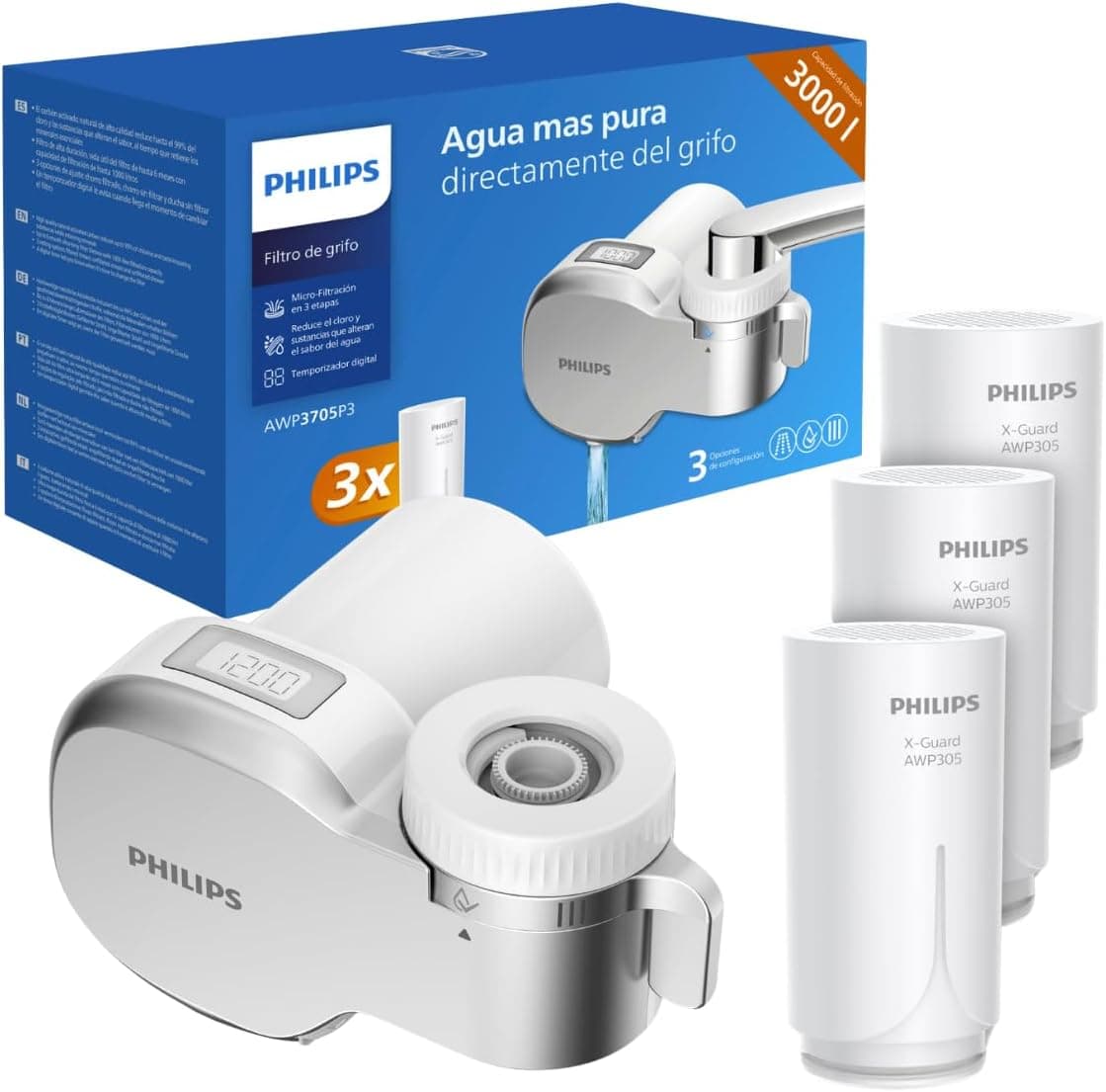 فیلتر آب شیر آشامیدنی PHILIPS X-Guard On Tap اولترافیلتراسیون مدل AWP3754 فیلتر آب شیر آشامیدنی PHILIPS X-Guard On Tap اولترافیلتراسیون مدل AWP3754
