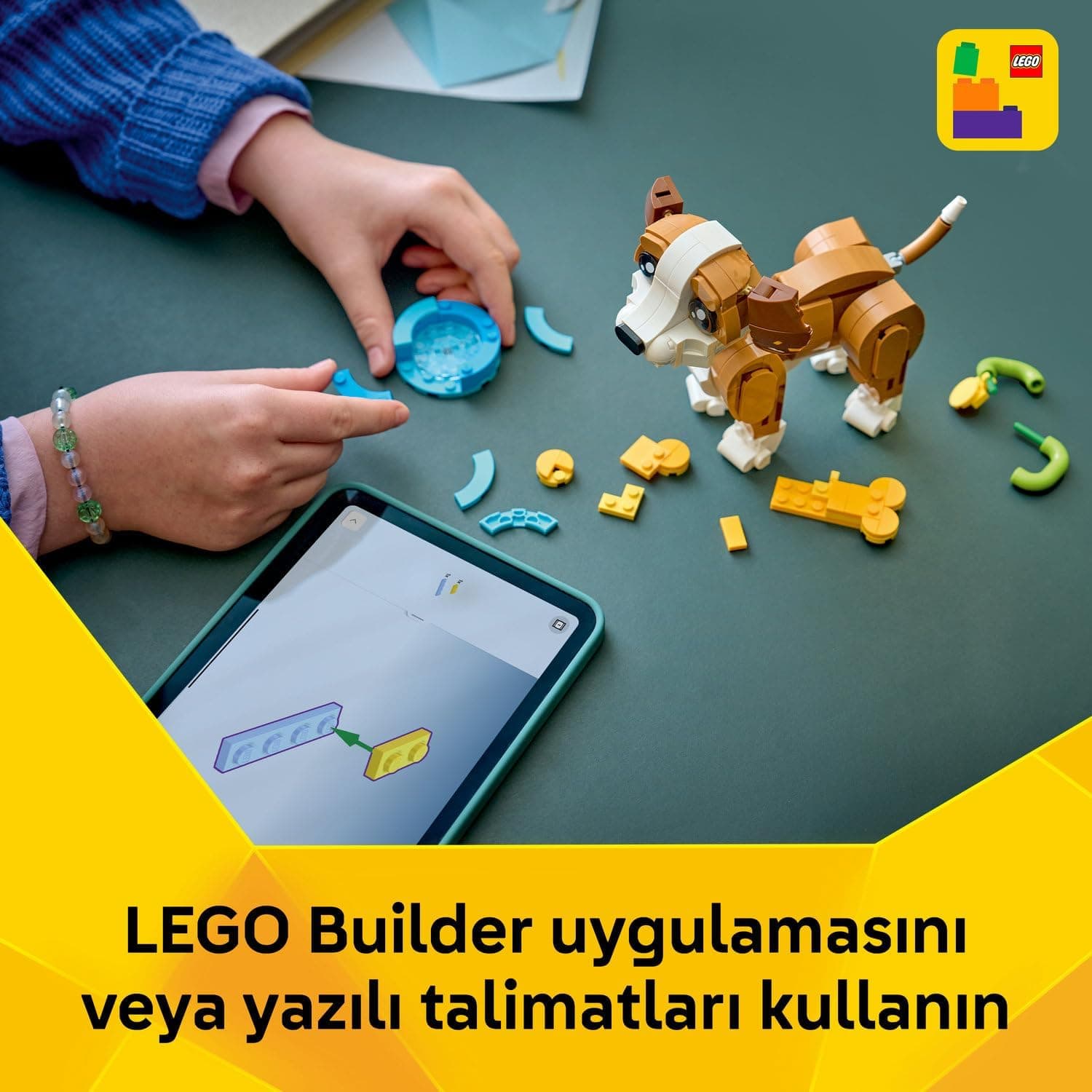 لگو Creator 3 در 1 حیوانات توله سگ بازیگوش مدل 31382 لگو Creator 3 در 1 حیوانات توله سگ بازیگوش مدل 31382
