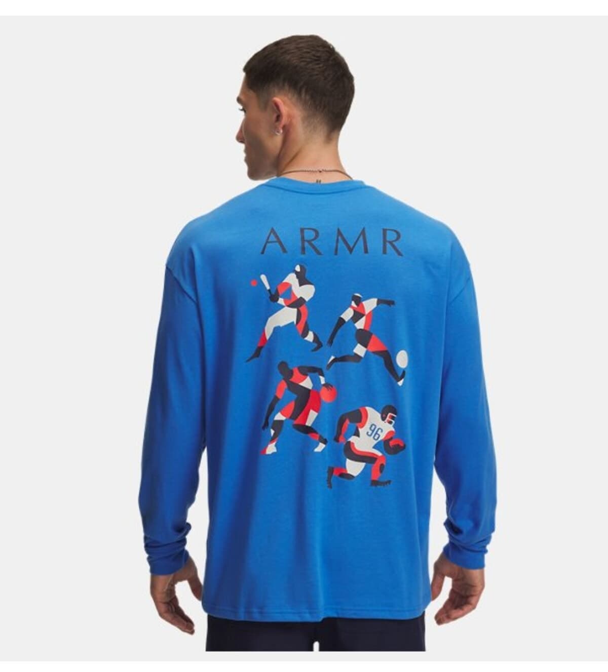 تیشرت مردانه Under Armour سنگینوزن ورزشی آستین بلند اورسایز مدل 6004885-402 تیشرت مردانه Under Armour سنگینوزن ورزشی آستین بلند اورسایز مدل 6004885-402