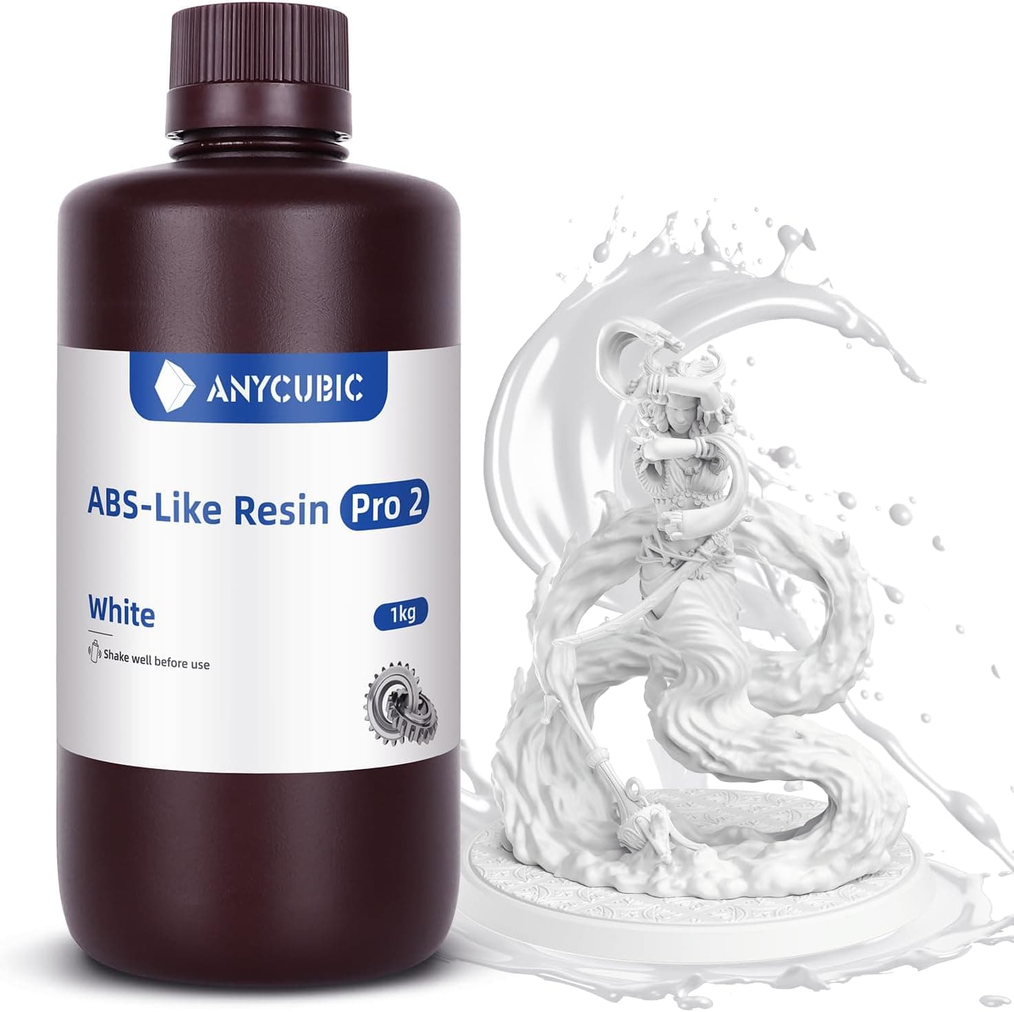 رزین پرینتر سه بعدی ANYCUBIC مدل ABS-Like Resin Pro 2 سفید 1kg رزین پرینتر سه بعدی ANYCUBIC مدل ABS-Like Resin Pro 2 سفید 1kg