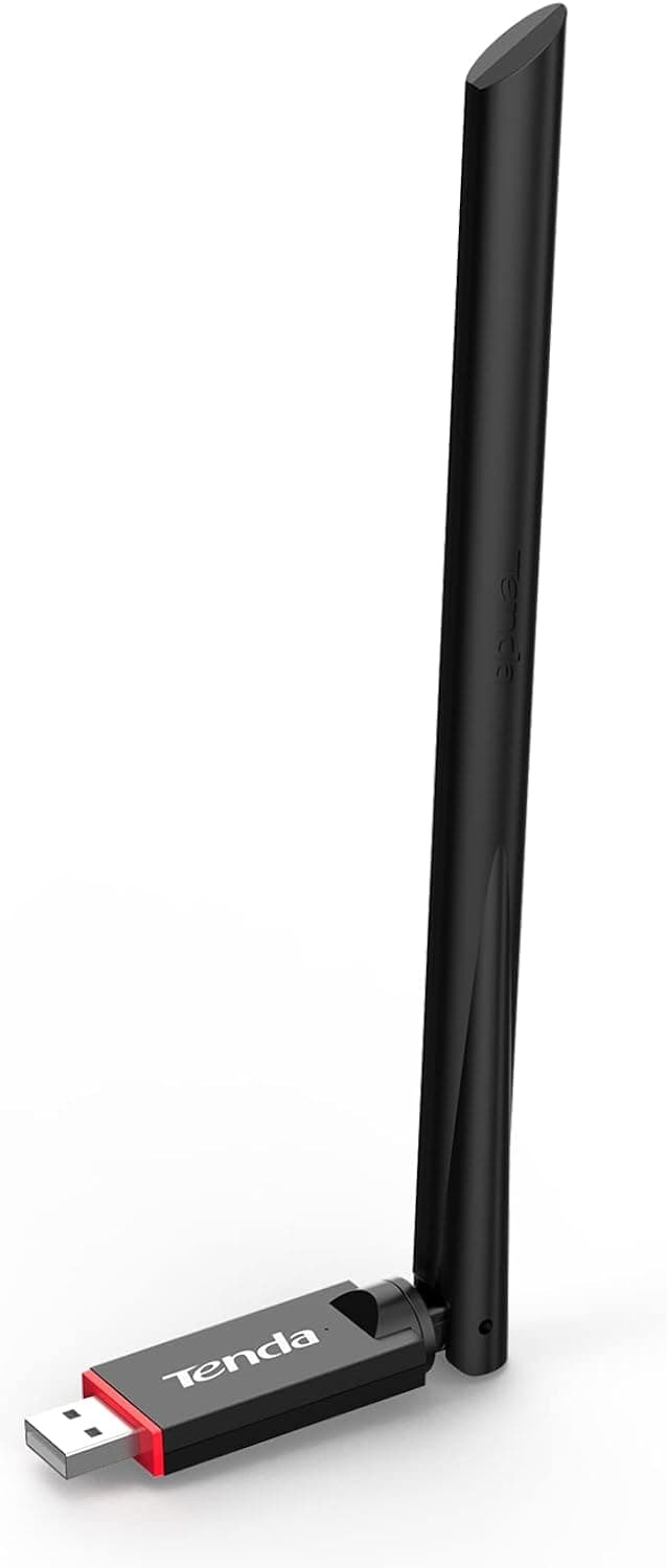 آداپتور USB بیسیم دو بانده Tenda سفید AC 1300 Mbps با سرعت 400-867 Mbps مدل U12 آداپتور USB بیسیم دو بانده Tenda سفید AC 1300 Mbps با سرعت 400-867 Mbps مدل U12