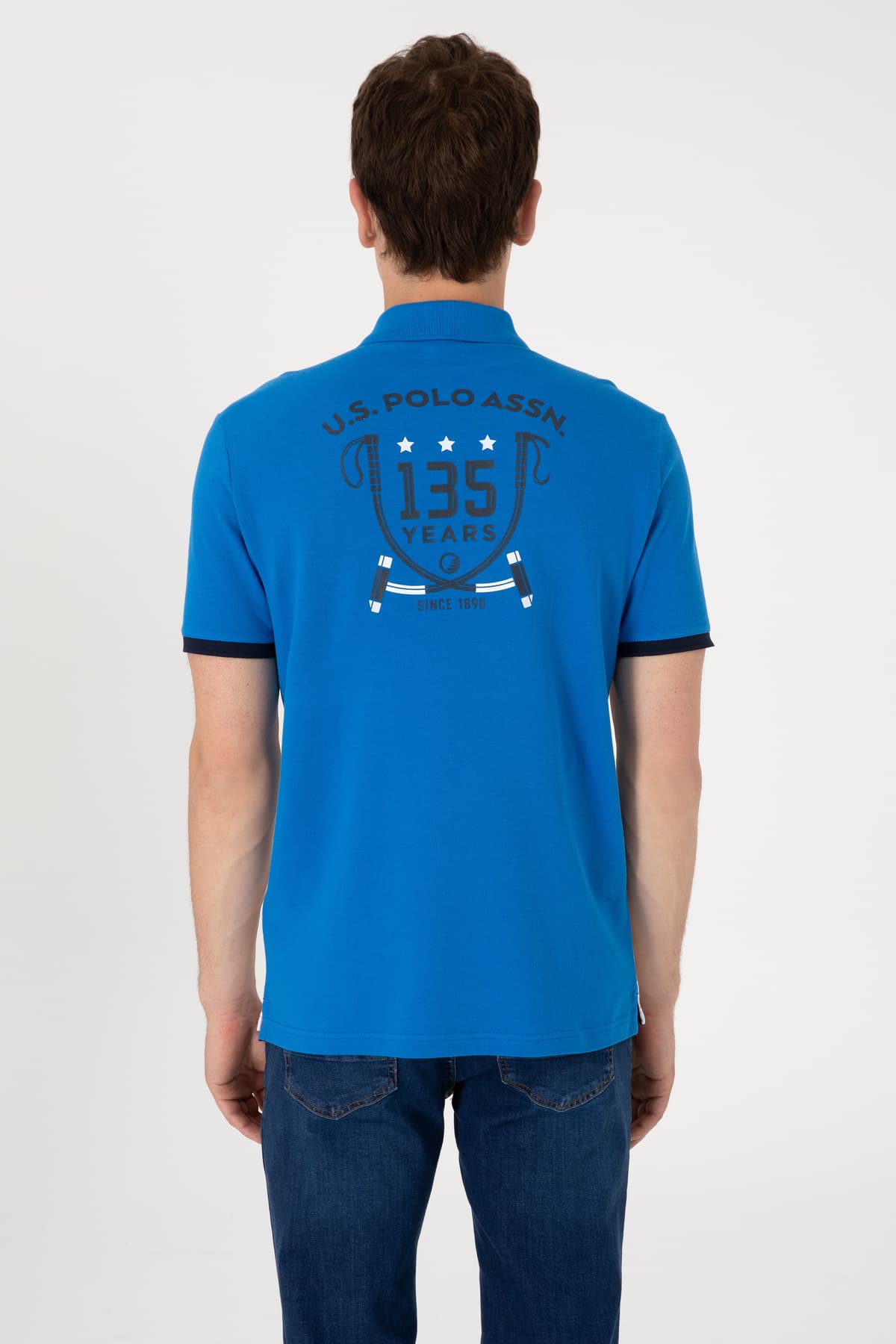 تیشرت مردانه U.S. Polo Assn. فیت معمولی یقه پولو آبی کبالت مدل 50299821-VR077 تیشرت مردانه U.S. Polo Assn. فیت معمولی یقه پولو آبی کبالت مدل 50299821-VR077