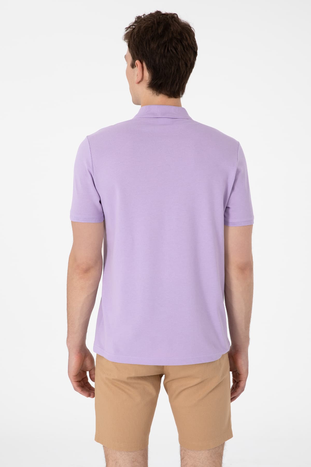 تیشرت مردانه U.S. Polo Assn. فیت معمولی یقه پولو بنفش ساده مدل 50306007-VR034 تیشرت مردانه U.S. Polo Assn. فیت معمولی یقه پولو بنفش ساده مدل 50306007-VR034