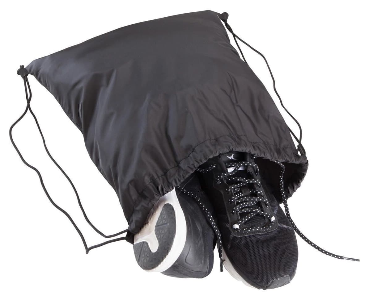 کیف کفش ورزشی زنانه Decathlon Domyos تاشو مشکی فیتنس کیف کفش ورزشی زنانه Decathlon Domyos تاشو مشکی فیتنس