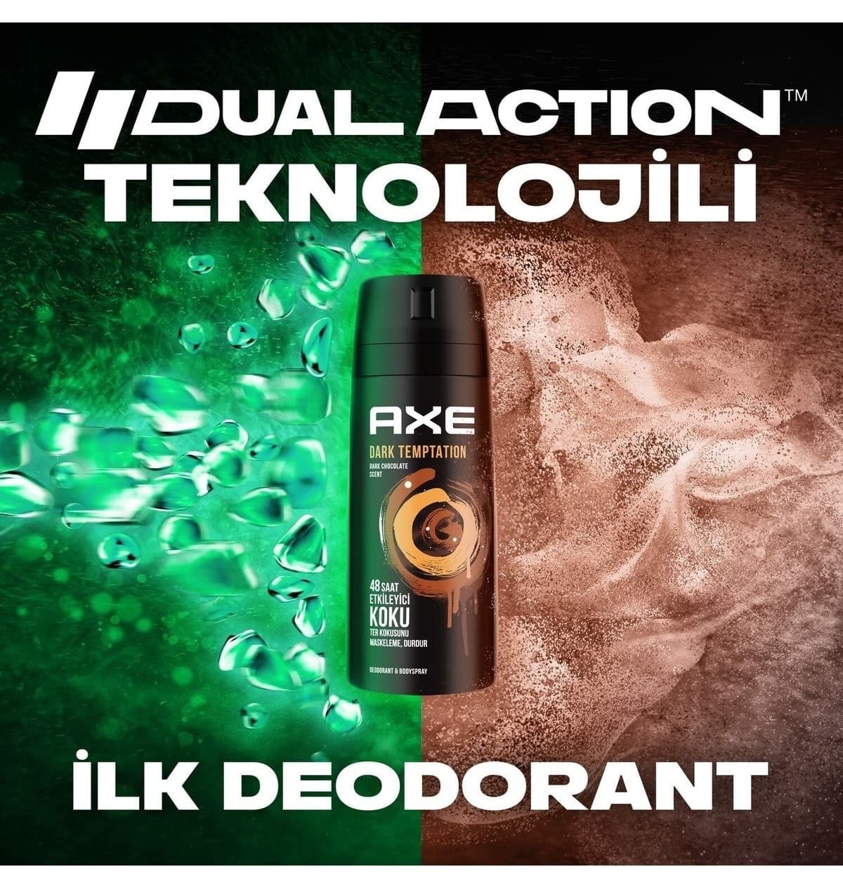 دئودورانت مردانه Axe Dark Temptation 150ml بسته 6 تایی دئودورانت مردانه Axe Dark Temptation 150ml بسته 6 تایی