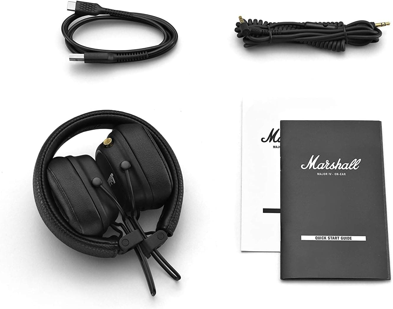 هدفون بلوتوثی بیسیم تاشو Marshall ۸۰ ساعت پخش مدل Major IV مشکی هدفون بلوتوثی بیسیم تاشو Marshall ۸۰ ساعت پخش مدل Major IV مشکی