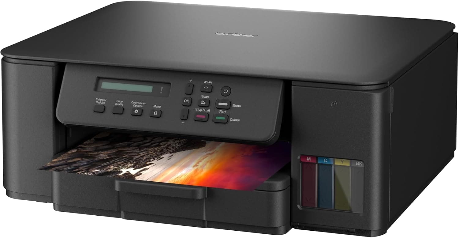 چاپگر چندکاره رنگی A4 BROTHER مدل DCP-T530DW دوطرفه، اسکنر، کپی، USB 2.0 و بیسیم مخزندار چاپگر چندکاره رنگی A4 BROTHER مدل DCP-T530DW دوطرفه، اسکنر، کپی، USB 2.0 و بیسیم مخزندار