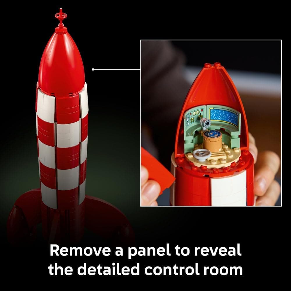 لگو Ideas موشک ماه Tintin مدل 21367 لگو Ideas موشک ماه Tintin مدل 21367