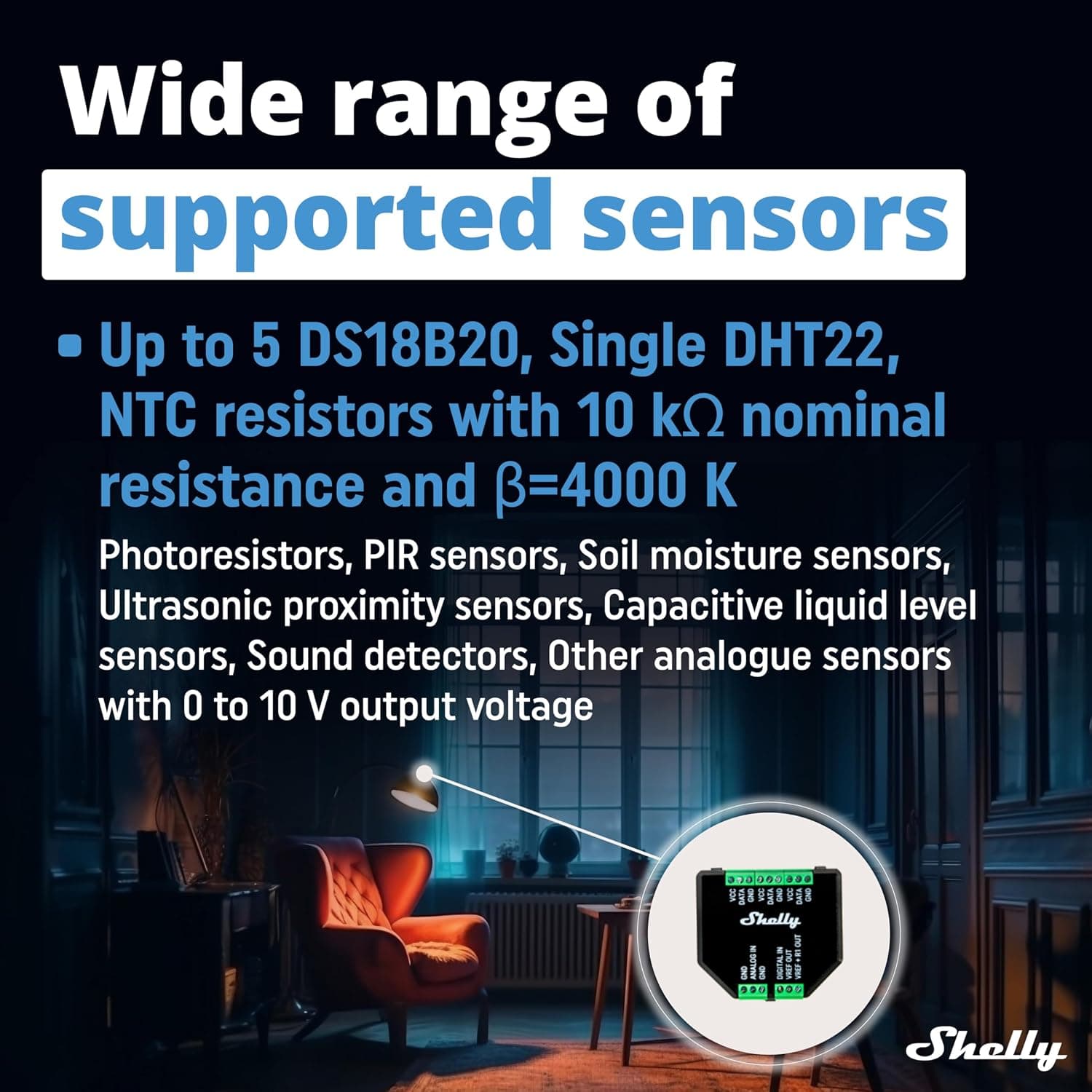 افزودنی Shelly Plus Add-On افزودنی Shelly Plus Add-On