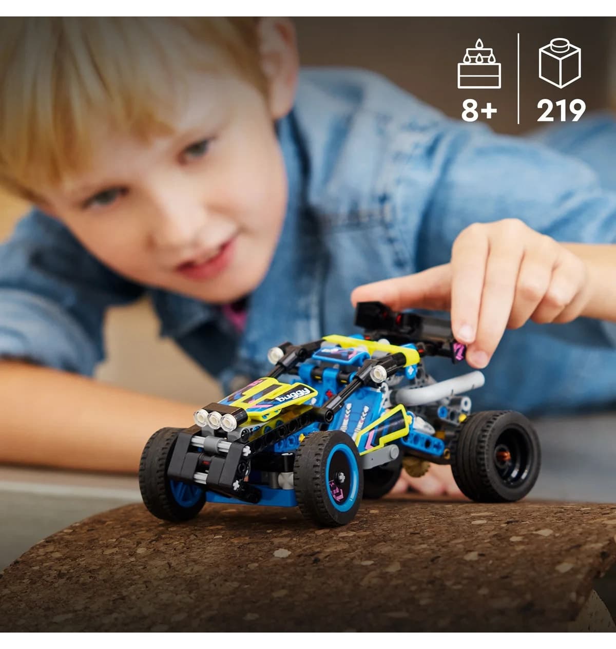 لگو Technic ماشین مسابقه آفرود مدل 42164 مناسب سنین ۸ سال به بالا با ۲۱۹ قطعه لگو Technic ماشین مسابقه آفرود مدل 42164 مناسب سنین ۸ سال به بالا با ۲۱۹ قطعه