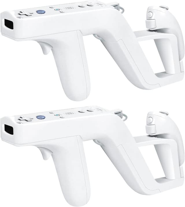 تفنگ Zapper TNP Products 2 X برای کنترلر بازی بیسیم Nintendo Wii تفنگ Zapper TNP Products 2 X برای کنترلر بازی بیسیم Nintendo Wii