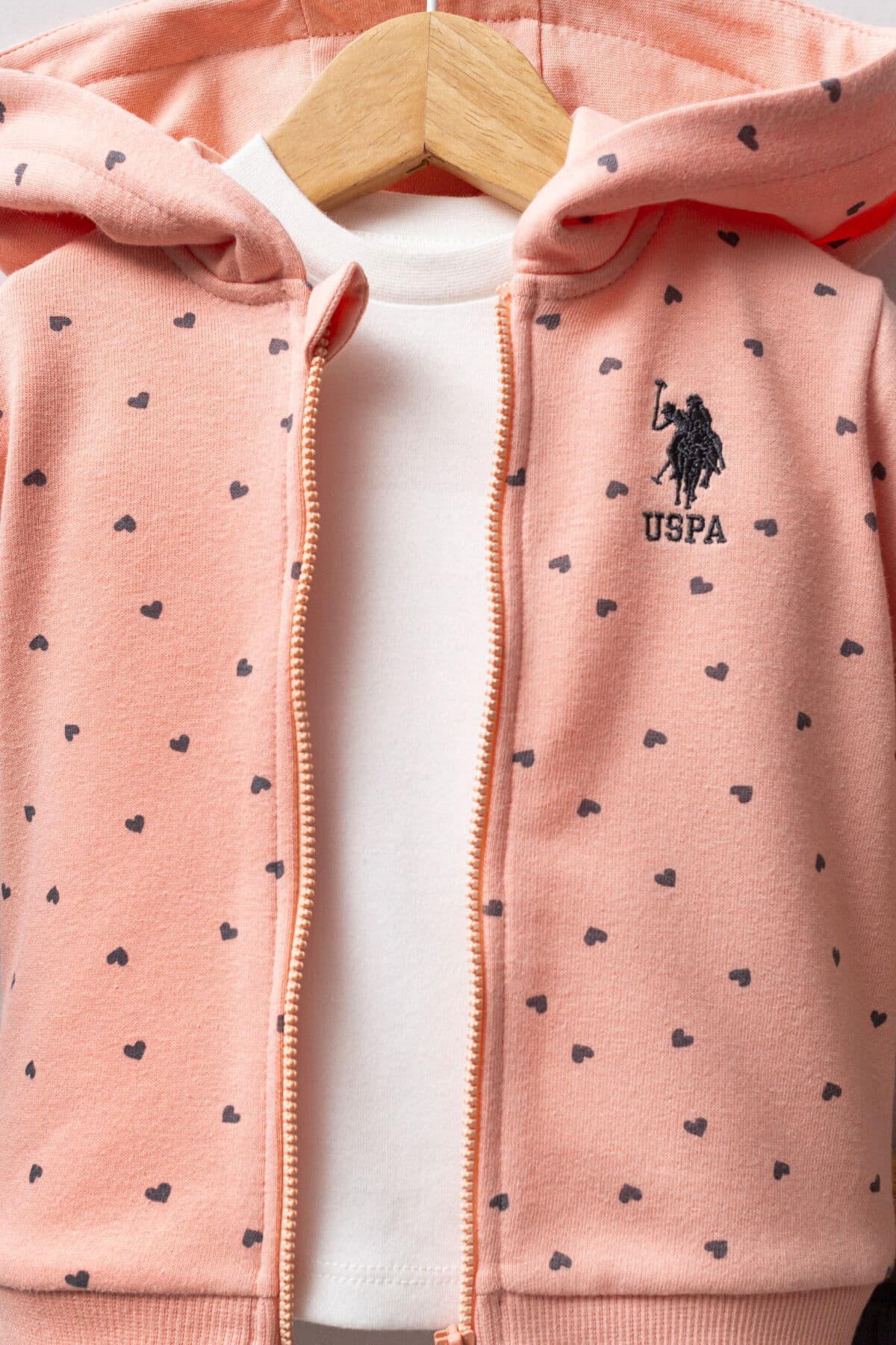 ست دخترانه U.S. Polo Assn. نارنجی ست دخترانه U.S. Polo Assn. نارنجی