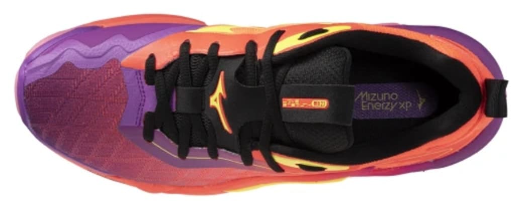 کفش هندبال Mizuno نارنجی و بنفش Wave Stealth Neo 2.1 کفش هندبال Mizuno نارنجی و بنفش Wave Stealth Neo 2.1
