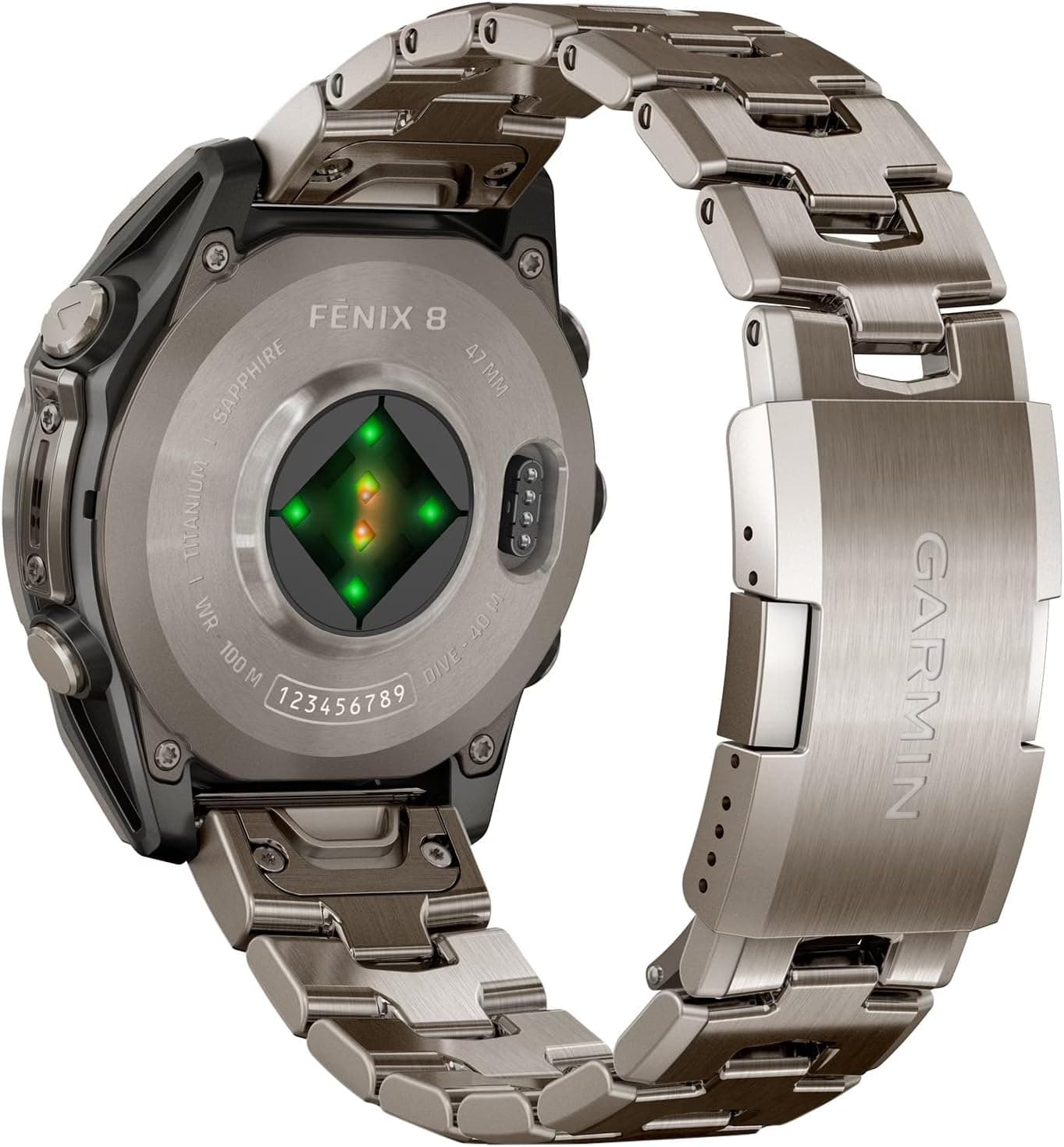 ساعت هوشمند Garmin 47mm AMOLED یاقوت کبود با بند تیتانیومی مشبک مدل Fenix 8 ساعت هوشمند Garmin 47mm AMOLED یاقوت کبود با بند تیتانیومی مشبک مدل Fenix 8
