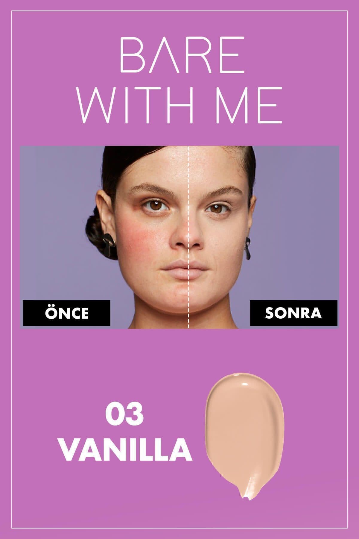 کانسیلر سرمی NYX Professional Makeup Bare With Me شماره 03 Vanilla کانسیلر سرمی NYX Professional Makeup Bare With Me شماره 03 Vanilla