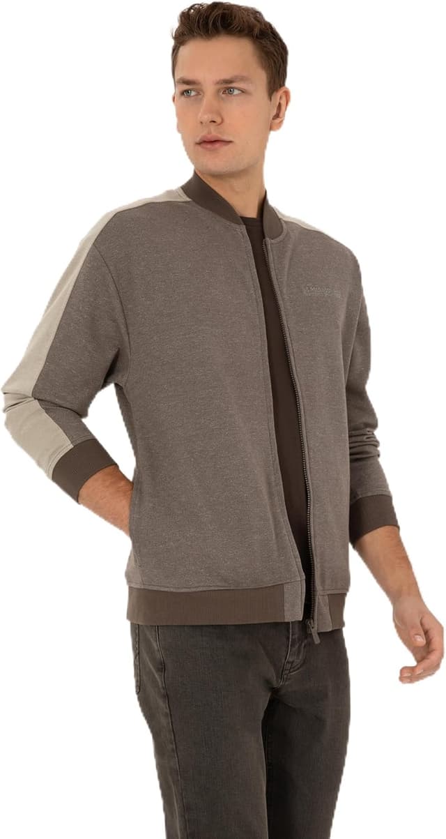 کاردیگان مردانه U.S. POLO ASSN. بافتنی رنگ خاکستری قهوهای مدل 50315820-VR052 کاردیگان مردانه U.S. POLO ASSN. بافتنی رنگ خاکستری قهوهای مدل 50315820-VR052