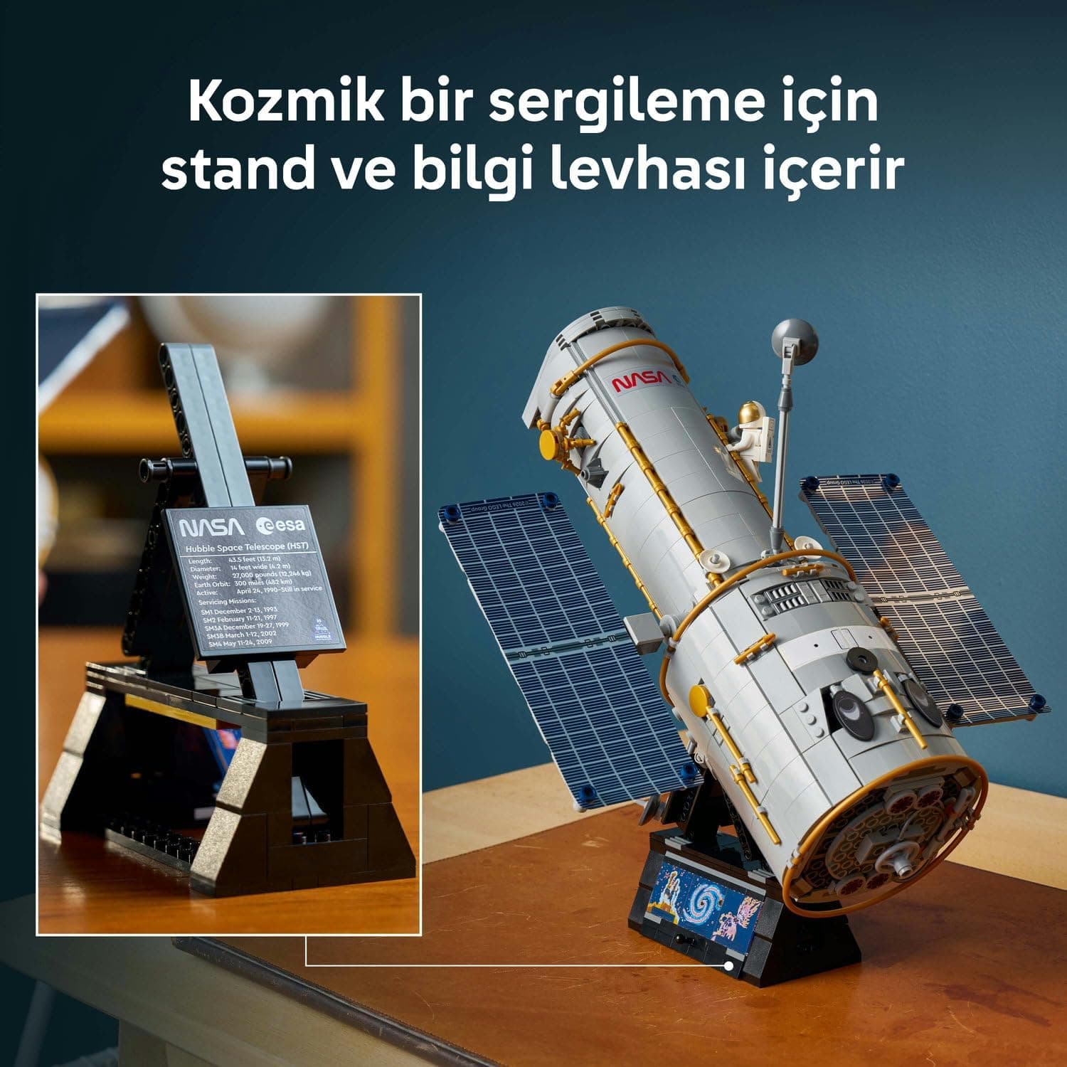 لگو 11382 تلسکوپ فضایی هابل LEGO Icons لگو 11382 تلسکوپ فضایی هابل LEGO Icons