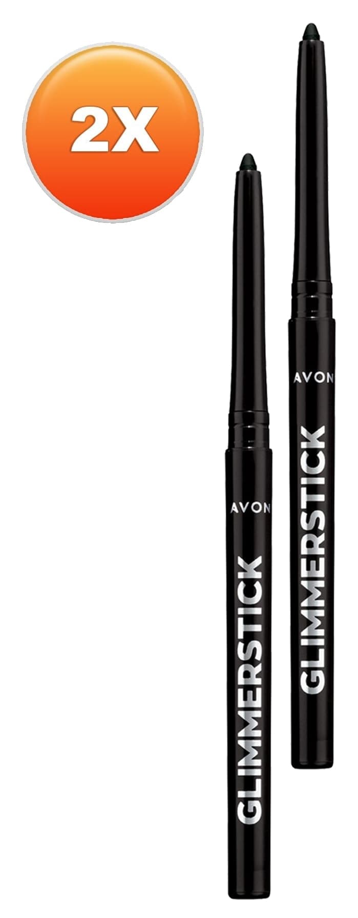 مداد چشم Avon Glimmersticks اسانسوری Blackest Black ست دوتایی مداد چشم Avon Glimmersticks اسانسوری Blackest Black ست دوتایی