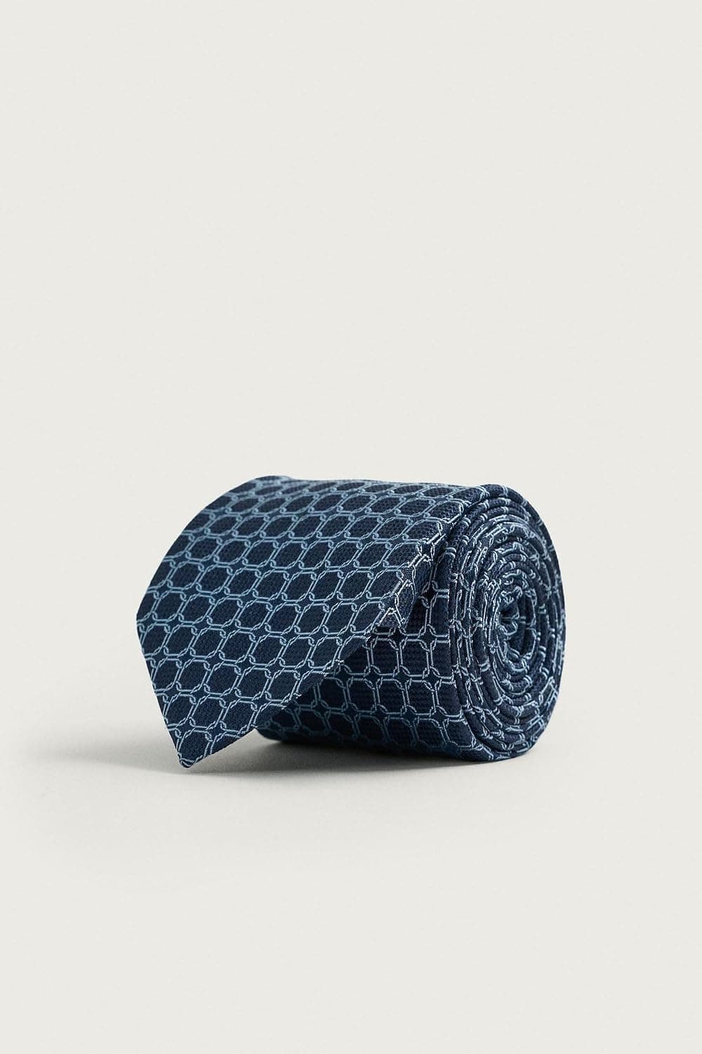 کراوات مردانه Zara ابریشمی %100 ژاکارد هندسی کراوات مردانه Zara ابریشمی %100 ژاکارد هندسی