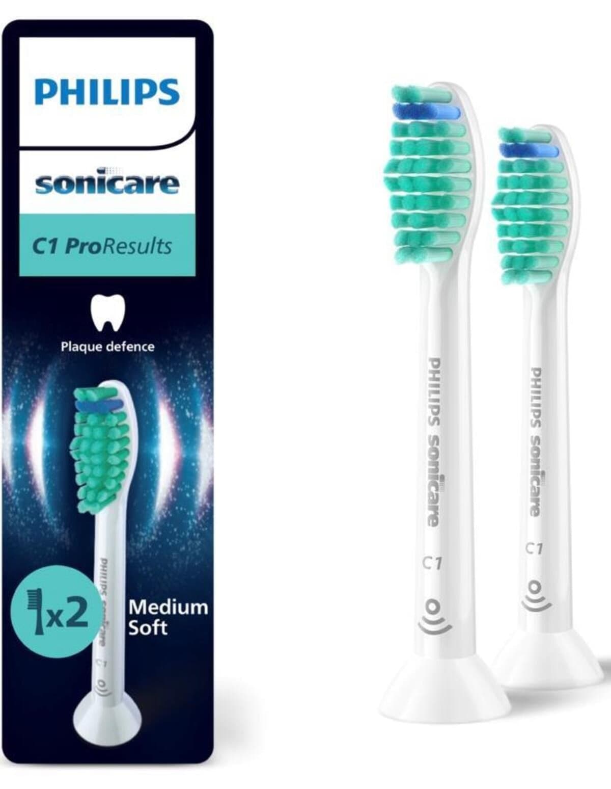 سرِ یدکی مسواک برقی Philips Sonicare ProResult نرم متوسط ۲تایی سفید مدل HX6012/87 سرِ یدکی مسواک برقی Philips Sonicare ProResult نرم متوسط ۲تایی سفید مدل HX6012/87