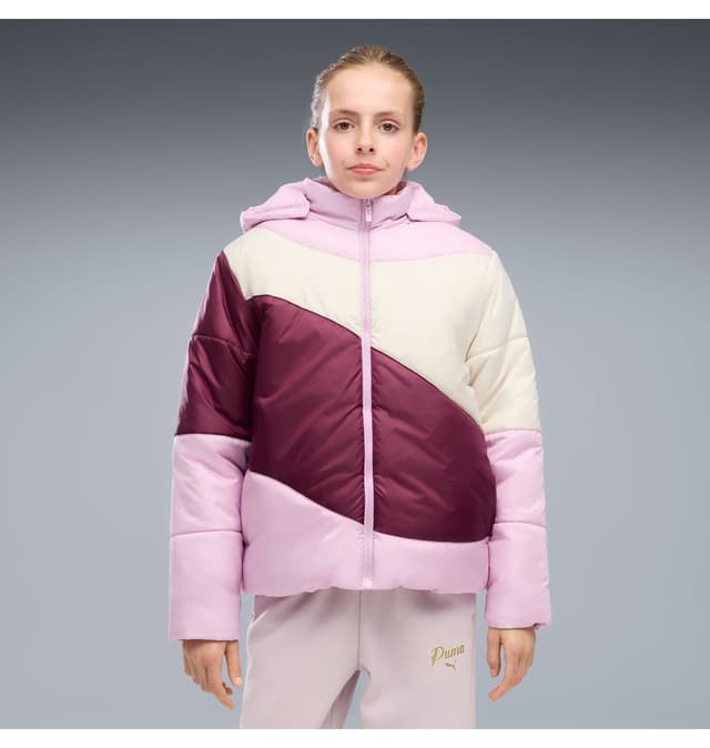 کاپشن بچگانه Puma صورتی مدل 694631-47 کاپشن بچگانه Puma صورتی مدل 694631-47