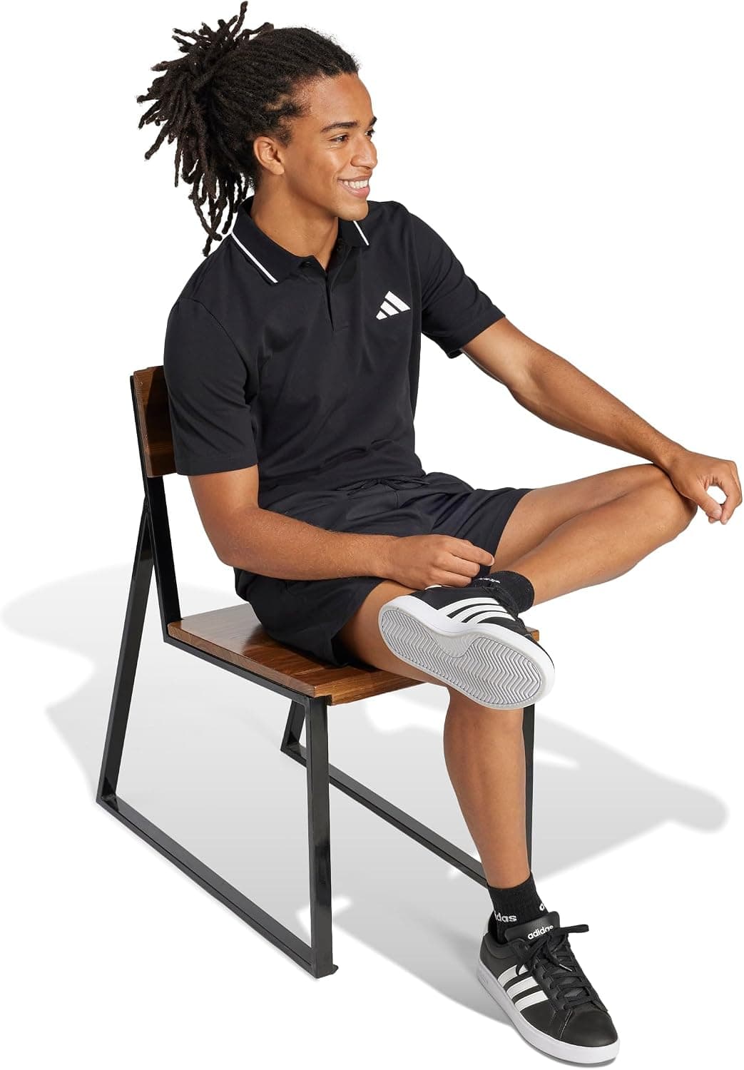 پیراهن پولو مردانه adidas ESSENTIALS با لوگوی کوچک پیکه پیراهن پولو مردانه adidas ESSENTIALS با لوگوی کوچک پیکه