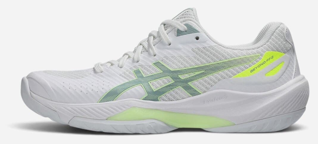 کفش والیبال زنانه Asics کرم/مشکی مدل BEYOND FF 2 1072A132-100 کفش والیبال زنانه Asics کرم/مشکی مدل BEYOND FF 2 1072A132-100