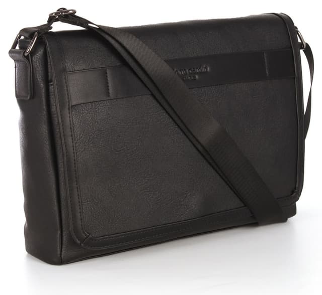 کیف دوشی پستچی Pierre Cardin وگان مشکی مدل 01PC00112 کیف دوشی پستچی Pierre Cardin وگان مشکی مدل 01PC00112