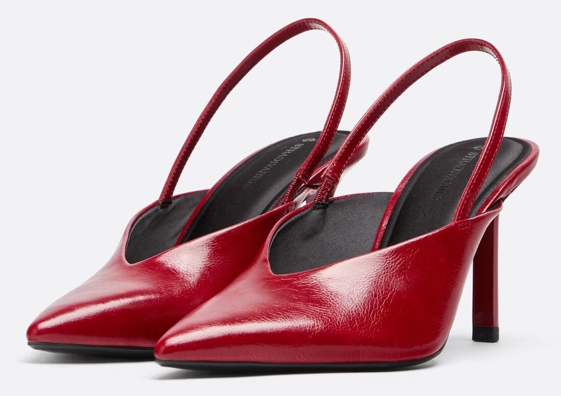 استیلتو زنانه Stradivarius یقه V پشت باز استیلتو زنانه Stradivarius یقه V پشت باز