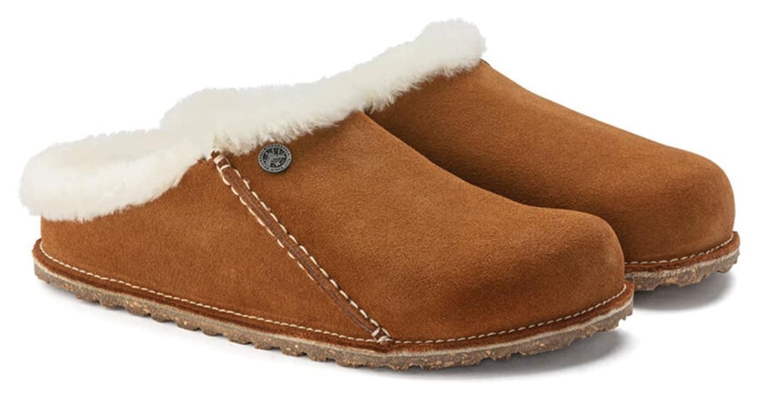 دمپایی زنانه Birkenstock چرم جیر با آستر شیرلینگ مدل Zermatt دمپایی زنانه Birkenstock چرم جیر با آستر شیرلینگ مدل Zermatt