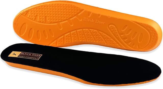 کفی ارگونومیک کفش Black Deer Hyper Boost Technology X30 مشکی نارنجی 42-43 کفی ارگونومیک کفش Black Deer Hyper Boost Technology X30 مشکی نارنجی 42-43