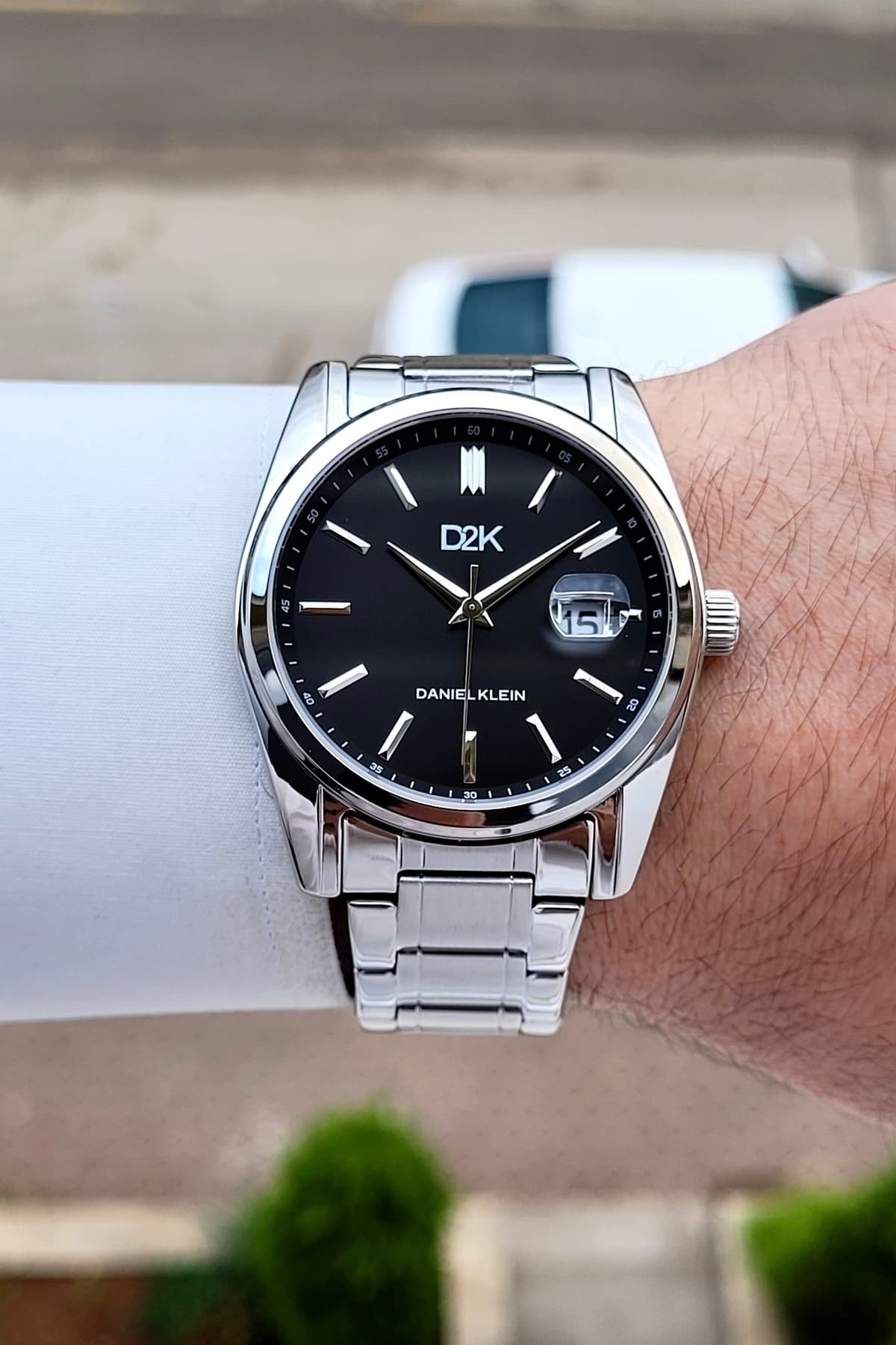 ساعت مچی مردانه Daniel Klein با بند قابل تنظیم خاکستری و صفحه مشکی ساعت مچی مردانه Daniel Klein با بند قابل تنظیم خاکستری و صفحه مشکی