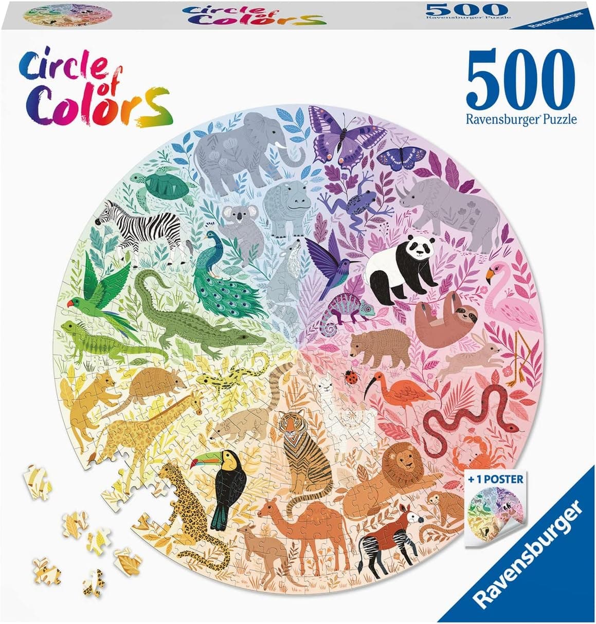 پازل 500 تکهای Ravensburger سری Oceans Circular مدل 17170-5 پازل 500 تکهای Ravensburger سری Oceans Circular مدل 17170-5
