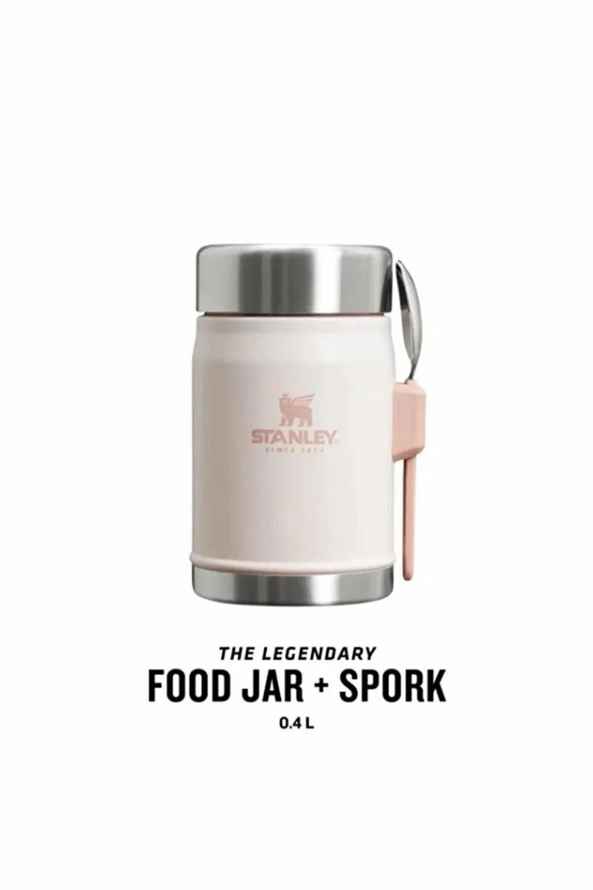 فلاسک غذای قاشقدار Stanley Classic The Legendary صورتی 0.4L/14Oz مدل 10-09382-106 فلاسک غذای قاشقدار Stanley Classic The Legendary صورتی 0.4L/14Oz مدل 10-09382-106