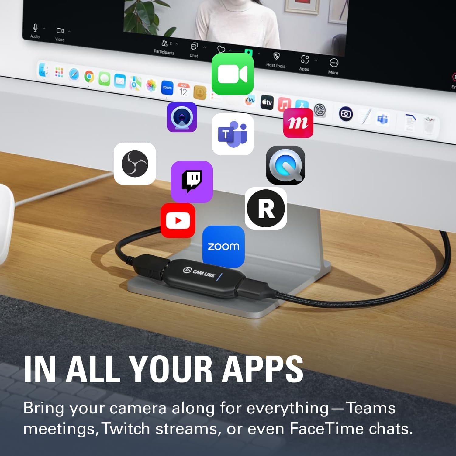 کارت کپچر خارجی Elgato Cam Link 4K با قابلیت وبکم 1080p60 کارت کپچر خارجی Elgato Cam Link 4K با قابلیت وبکم 1080p60