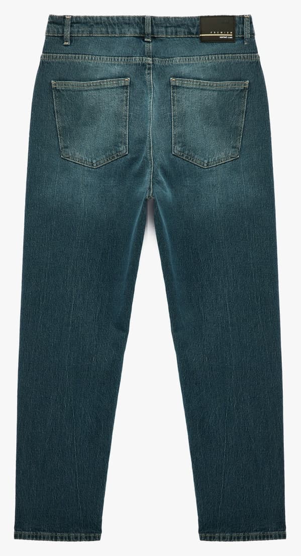 شلوار جین مردانه Koton نخی Tapered فیت معمولی مدل Joe Jean شلوار جین مردانه Koton نخی Tapered فیت معمولی مدل Joe Jean