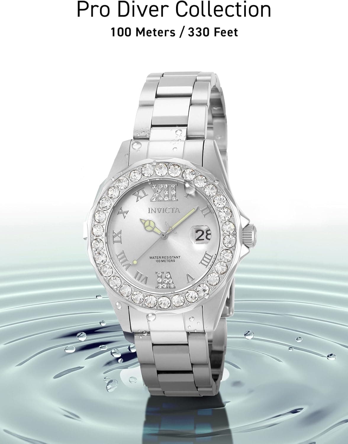 ساعت مچی زنانه Invicta Pro Diver/Sea Base کوارتز استیل ضدزنگ 38mm نقرهای طلایی دو رنگ مدل 15251، 20387، 20389، 20391 ساعت مچی زنانه Invicta Pro Diver/Sea Base کوارتز استیل ضدزنگ 38mm نقرهای طلایی دو رنگ مدل 15251، 20387، 20389، 20391
