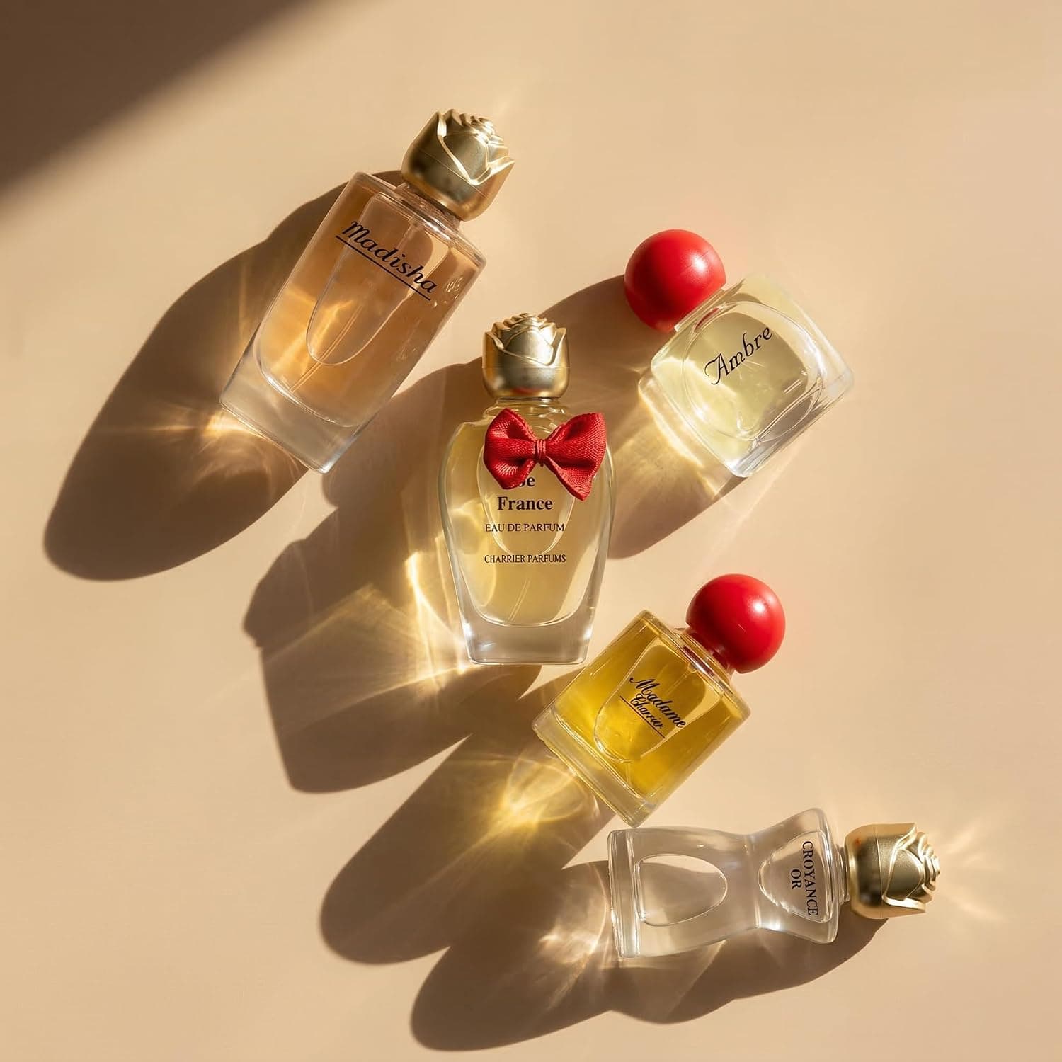 ست هدیه 5 تایی عطر Charrier Parfums Collection Luxe Eau de Parfum 49, 7 ml ست هدیه 5 تایی عطر Charrier Parfums Collection Luxe Eau de Parfum 49, 7 ml