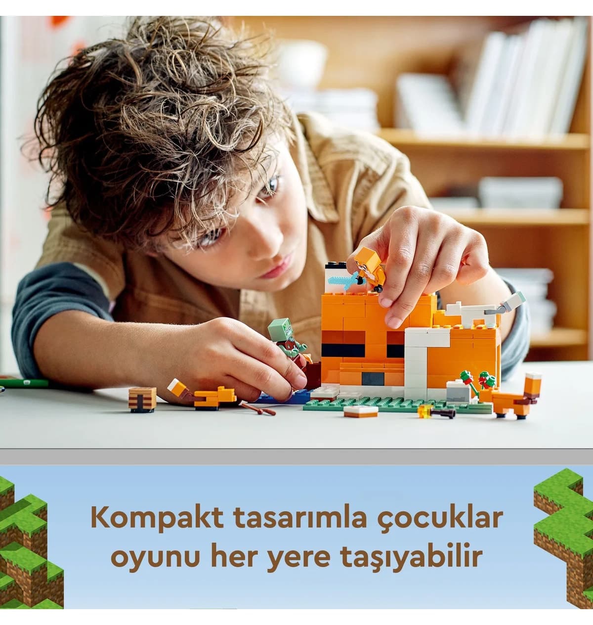 لگو Minecraft کلبه روباه مدل 21178 ۱۹۳ قطعه لگو Minecraft کلبه روباه مدل 21178 ۱۹۳ قطعه