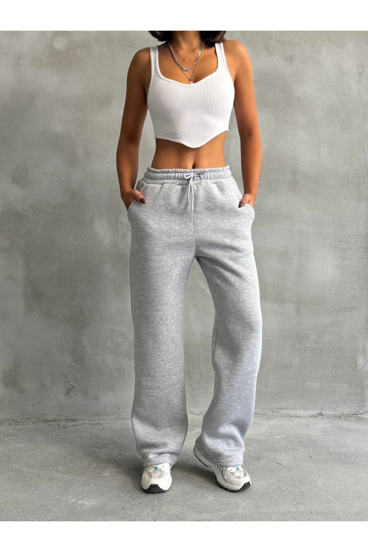 شلوار گرمکن زنانه Nordmende بگی 3 نخ داخل پولار زمستانی شلوار گرمکن زنانه Nordmende بگی 3 نخ داخل پولار زمستانی